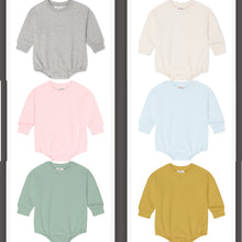 Load image into Gallery viewer, Unisex Sweatshirt Bubble Romper