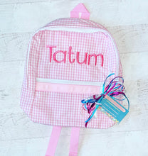 Load image into Gallery viewer, Seersucker Backpacks