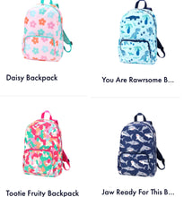 Load image into Gallery viewer, Printed School Backpacks