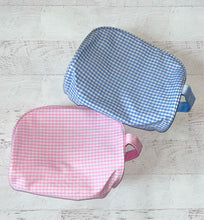 Load image into Gallery viewer, Seersucker Traveler Accessory Bag