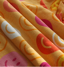 Load image into Gallery viewer, Smiley Beach Towel