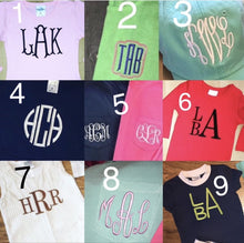 Load image into Gallery viewer, Font options for monograms