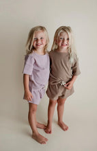 Load image into Gallery viewer, Summer Waffle Toddler Top & Bottom Set