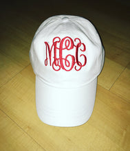 Load image into Gallery viewer, Monogrammed Hat- Adult Size