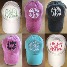 Load image into Gallery viewer, Monogrammed Hat- Adult Size
