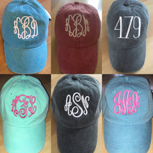 Load image into Gallery viewer, Monogrammed Hat- Adult Size