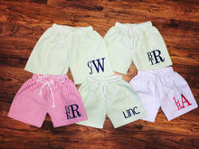 Load image into Gallery viewer, Seersucker Swimtrunks