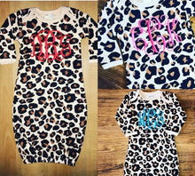 Load image into Gallery viewer, Cheetah Baby Gown