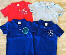Load image into Gallery viewer, Boys Short Sleeve Polo