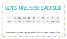 Load image into Gallery viewer, Girls One Piece Seersucker Swimsuit