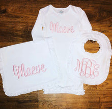 Load image into Gallery viewer, Baby Girl Gown Set