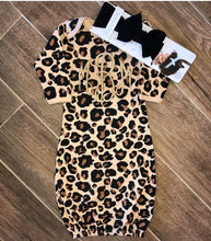 Load image into Gallery viewer, Cheetah Baby Gown