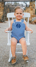 Load image into Gallery viewer, Boys Seersucker/Gingham Sunsuit
