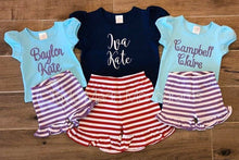 Load image into Gallery viewer, Girls Ruffle Knit Summer Set