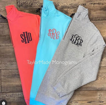 Load image into Gallery viewer, Adult 1/4 Zip Solid Sweatshirt