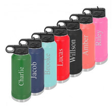 Load image into Gallery viewer, Engraved Stainless Steel 20oz Water Bottle