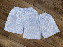 Load image into Gallery viewer, SALE Seersucker Swim Trunks 8