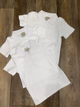 Load image into Gallery viewer, SALE SS Polos 4t & 5t white. 2T red.