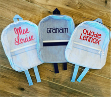 Load image into Gallery viewer, Seersucker Backpacks
