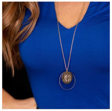 Load image into Gallery viewer, Hoop Monogram Necklace