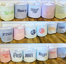 Load image into Gallery viewer, Seersucker/Gingham Easter Baskets