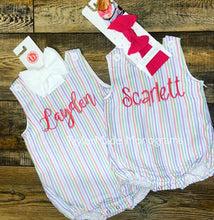 Load image into Gallery viewer, Unisex Multi Stripe Seersucker Bubble