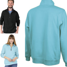 Load image into Gallery viewer, Adult 1/4 Zip Solid Sweatshirt