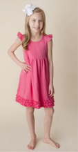 Load image into Gallery viewer, Girls Ruffle Tank Dresses w/ Ruffle Sleeve