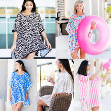 Load image into Gallery viewer, Printed Swim Cover Up
