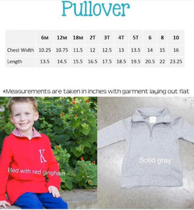 Kids 1/4 Zip Pullover