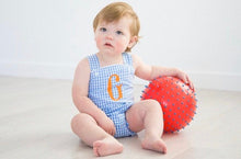 Load image into Gallery viewer, Boys Seersucker/Gingham Sunsuit
