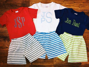 Boys Knit Summer Set