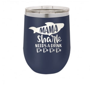 Mama Shark Insulated 12oz Tumbler